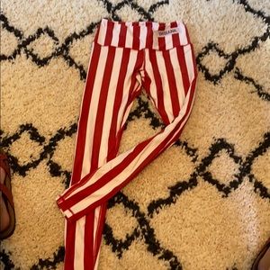 Striped legging
